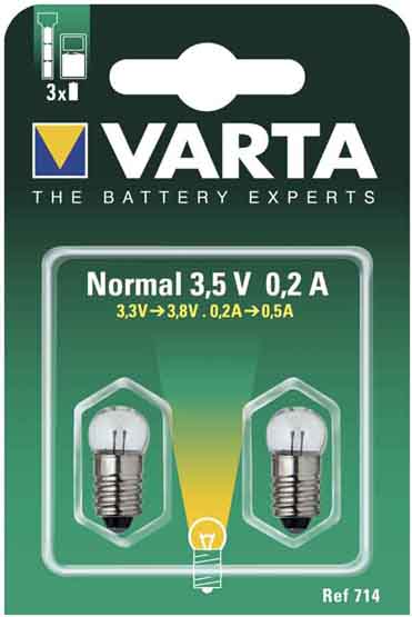 Bec 714 3,5V 0,2A Varta